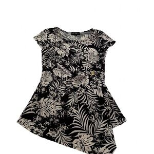 Tropical Black and White women’s Shirt